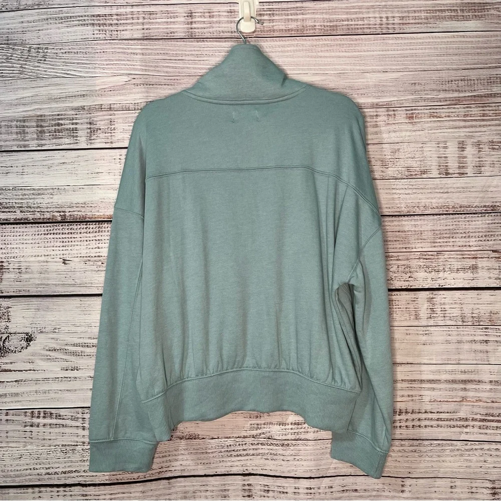 Lou & Grey XL Lounge Pull Over‎ 1/2 Zip Blue Sweater Athleisure
